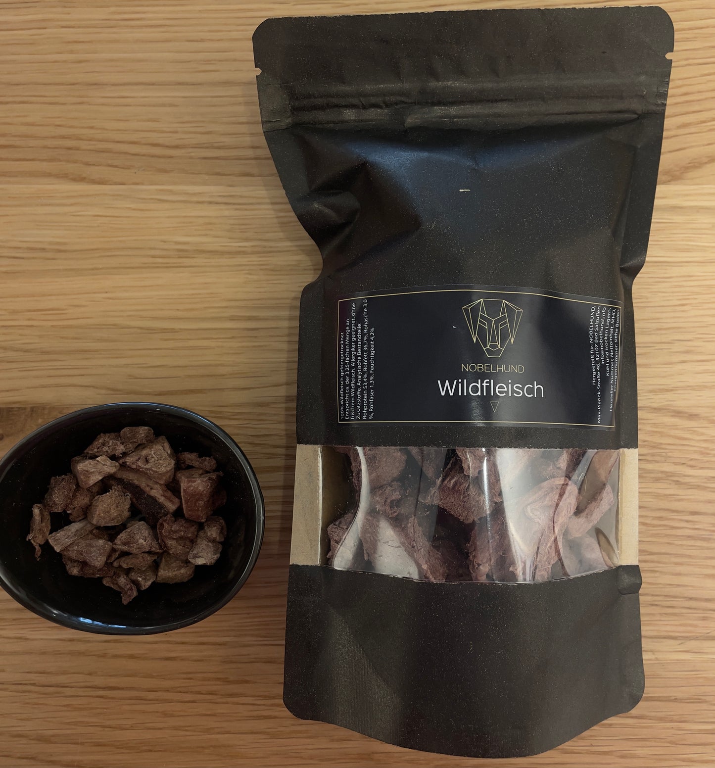 gefriergetrocknete Wildfleisch-Leckerlis
