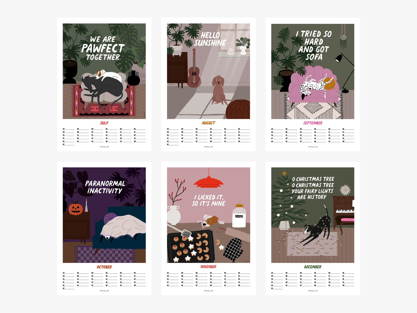 Wandkalender / I Tried So Hard And I Got Sofa