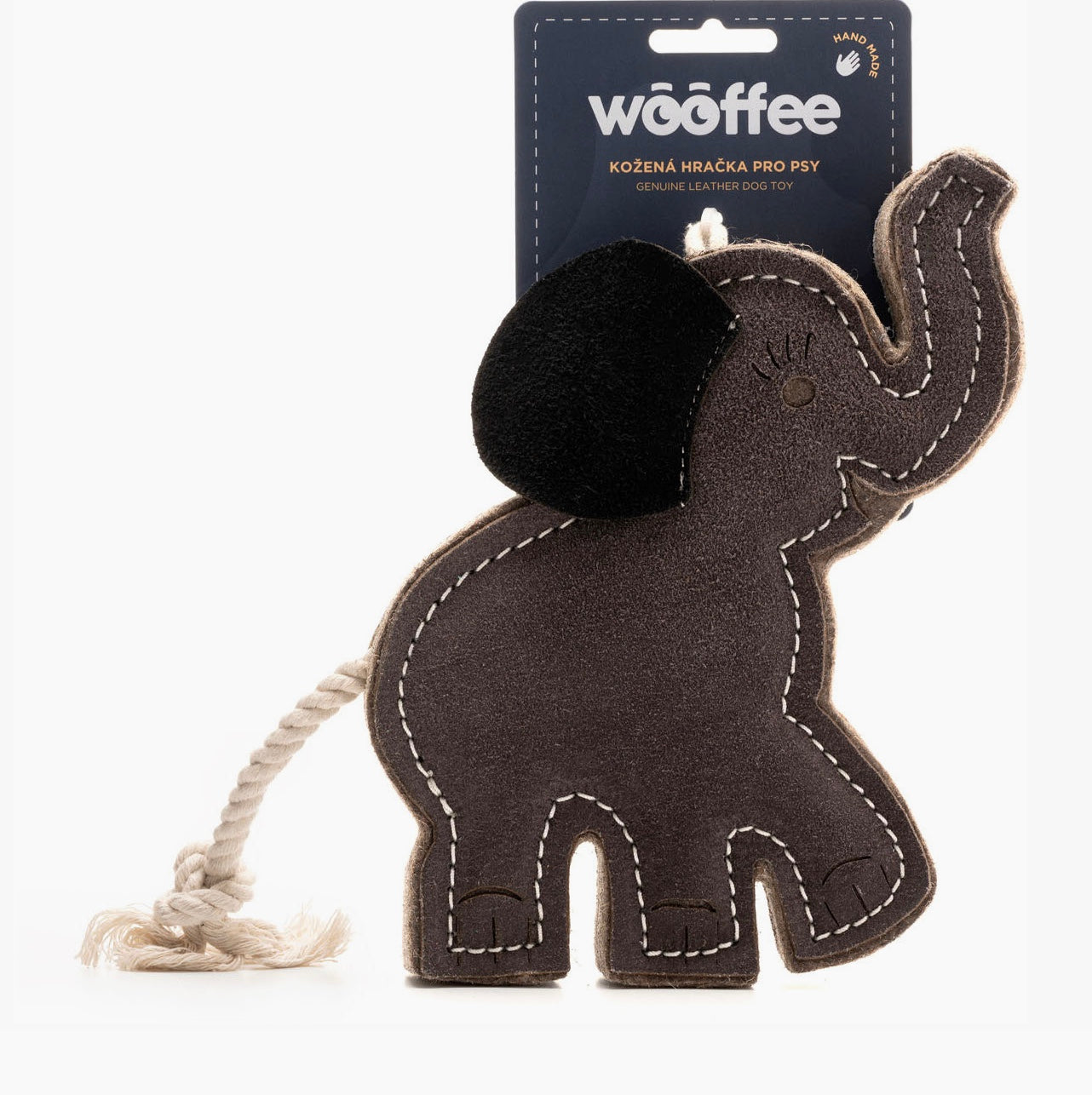 Wooffee Lederspielzeug Elefant