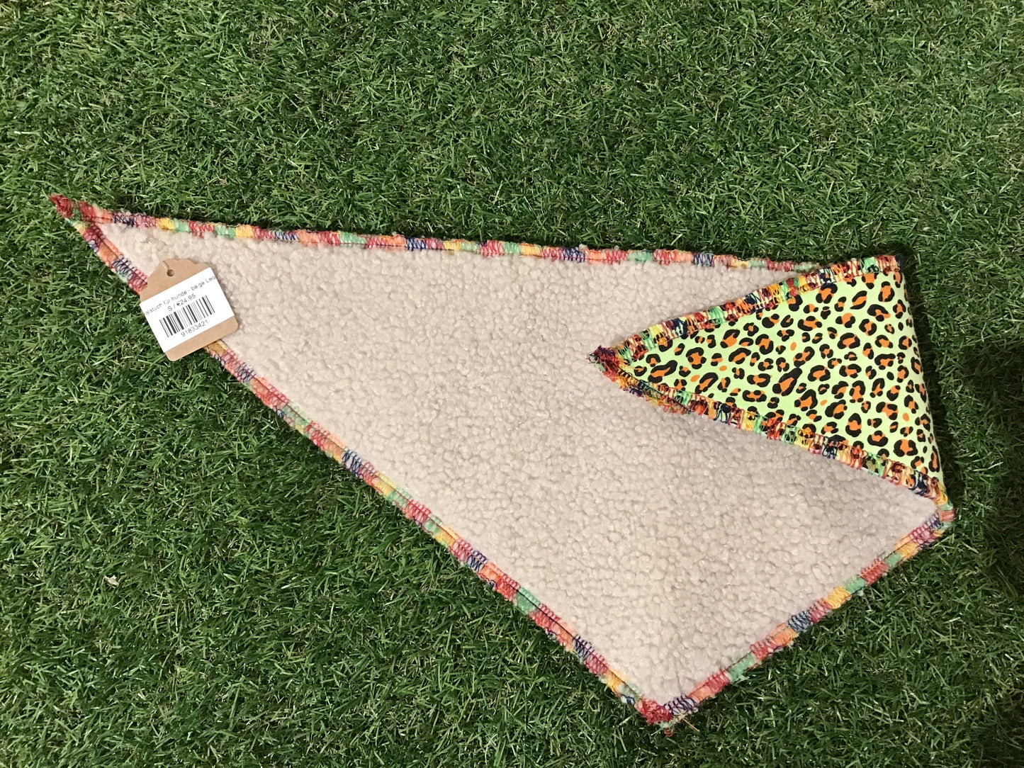 Halstuch für hunde - beige Leo