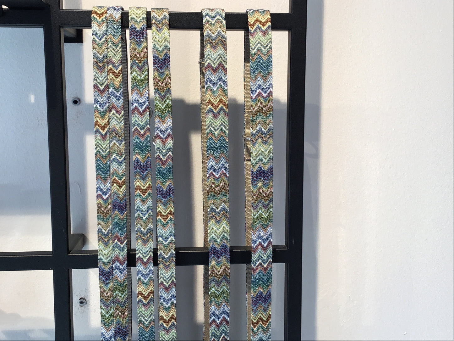 Leine zick Zack blau/ Grün