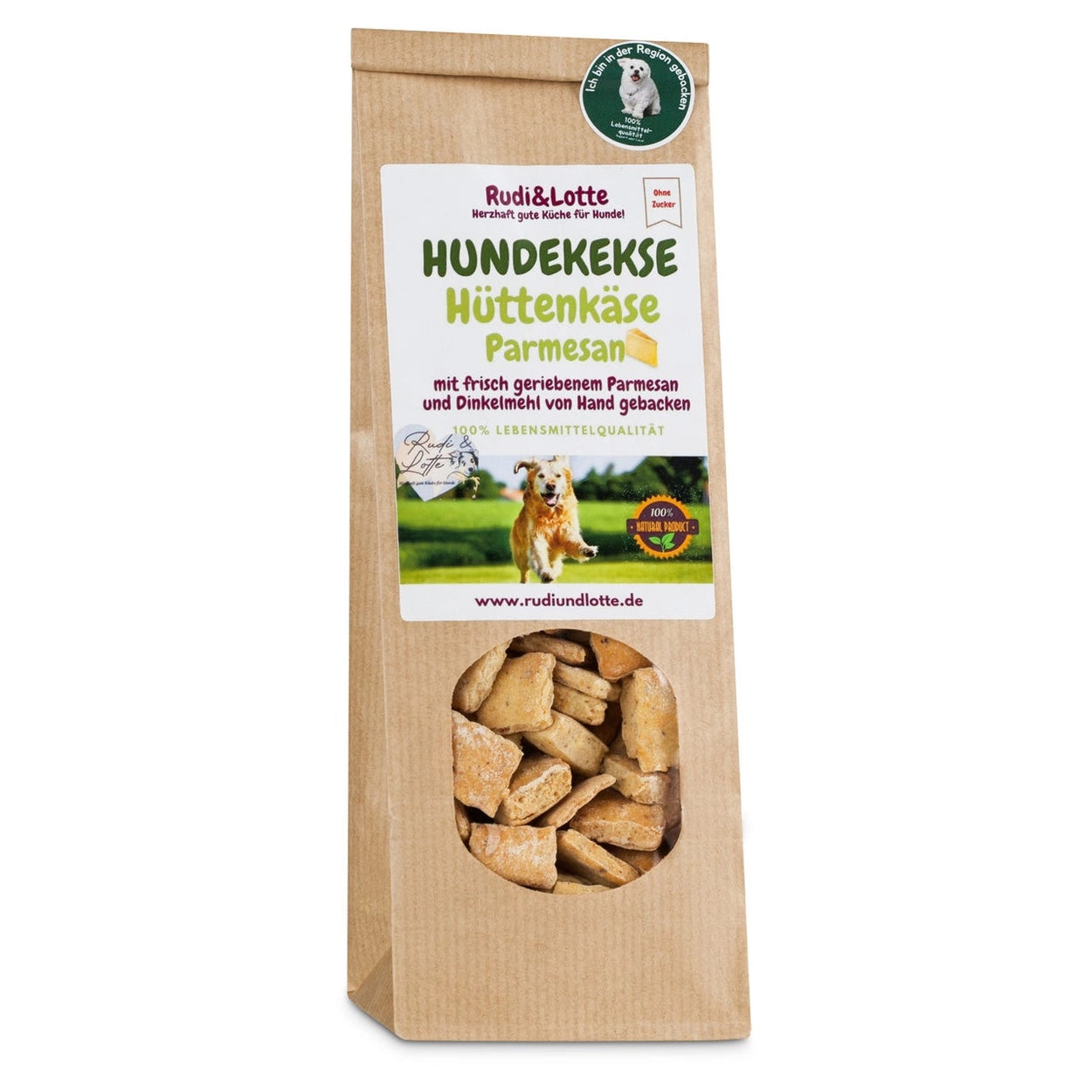 Rudi & Lotte Hundekekse / Hüttenkässe Parmesan