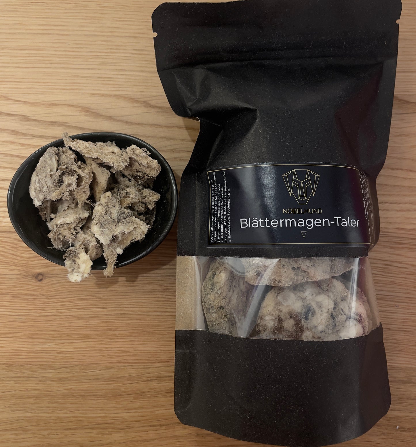 gefriergetrocknete Blättermagen-Taler