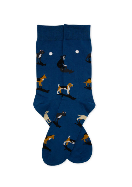 Socken mit Hunden
