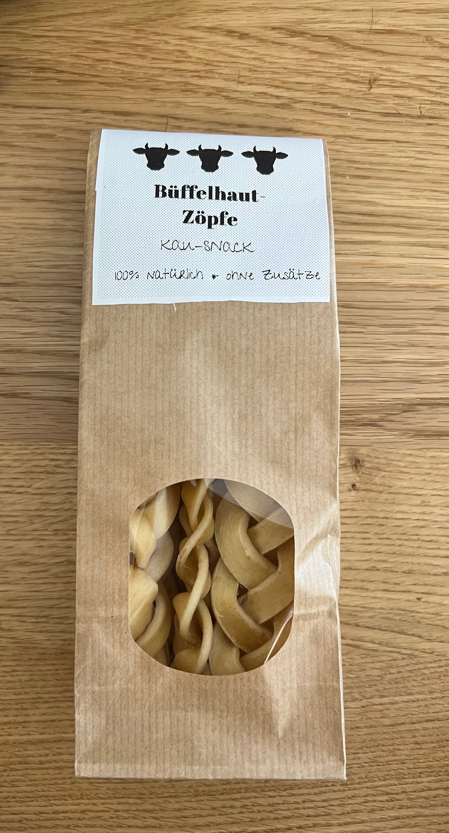 Büffelhaut - Zöpfe 150g