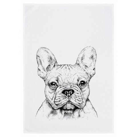 Geschirrtuch schwarz&weiß - Hunderassen