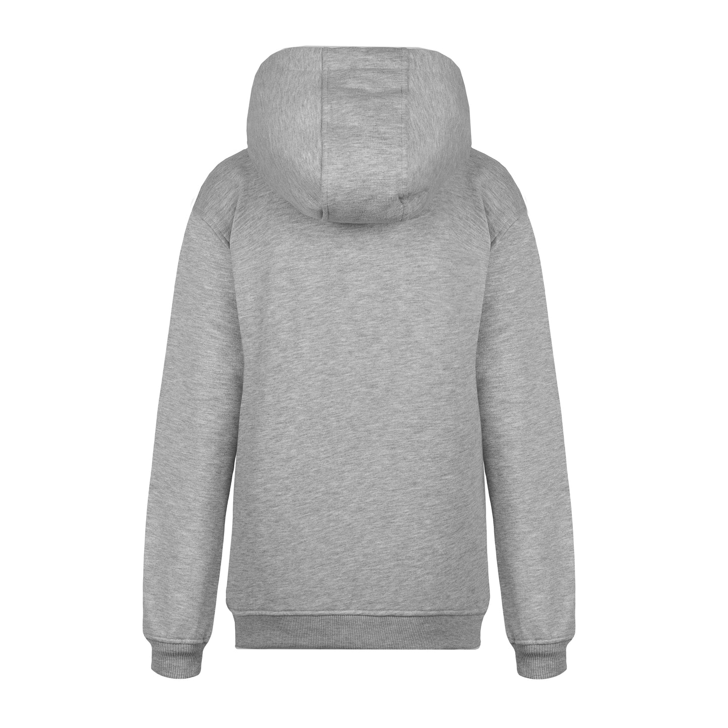 Hoodie Dog Person grey+orange