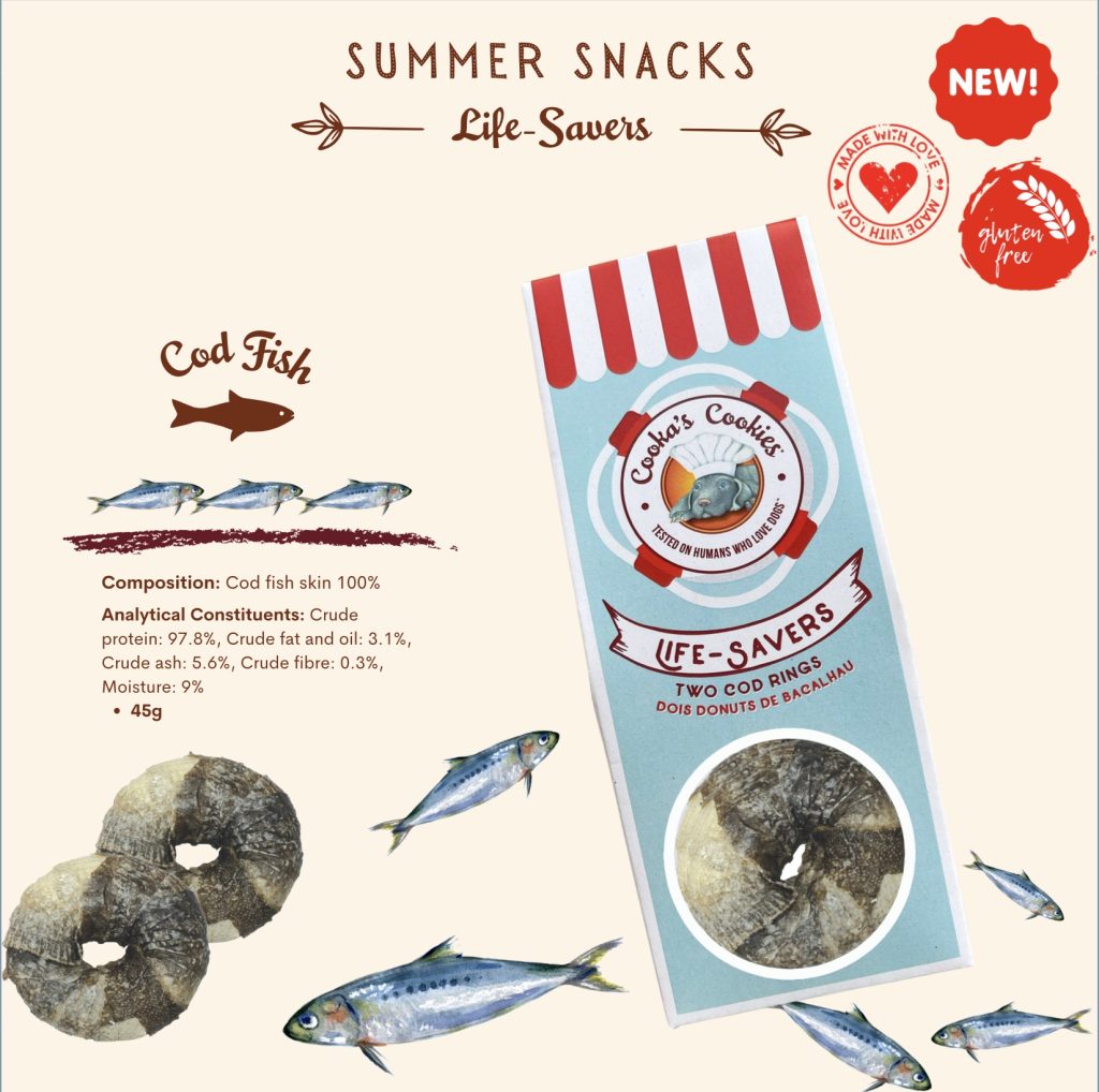 Live Savers - Codfish Chews Leckerlis - Cookas Cookies