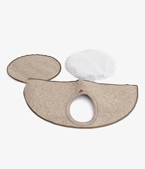 Beiges Tipi für Hund & Katze
