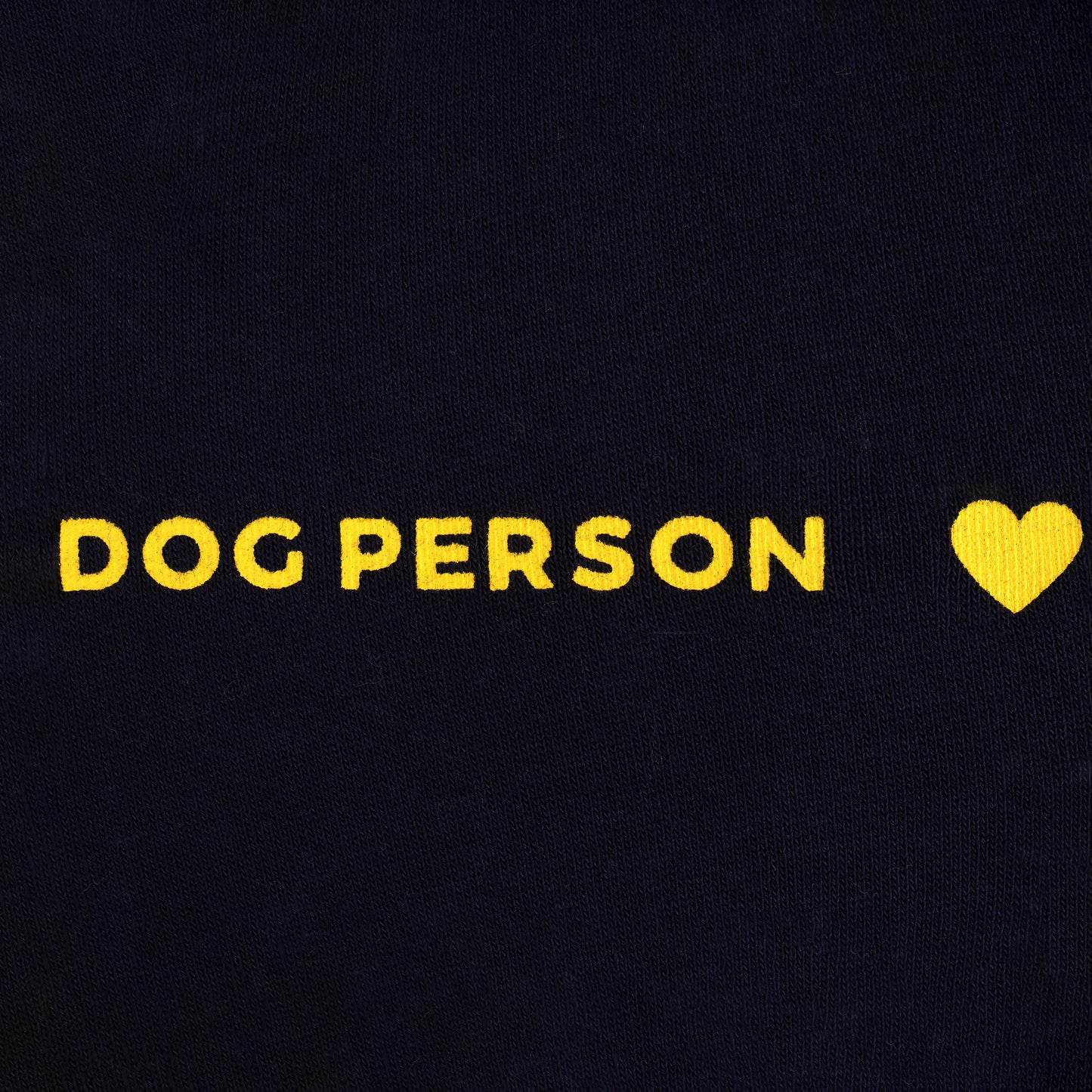 Hoodie Dog Person blue+yellow