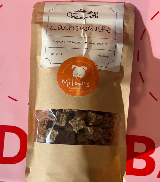 Lachswürfel - 100g Tüte