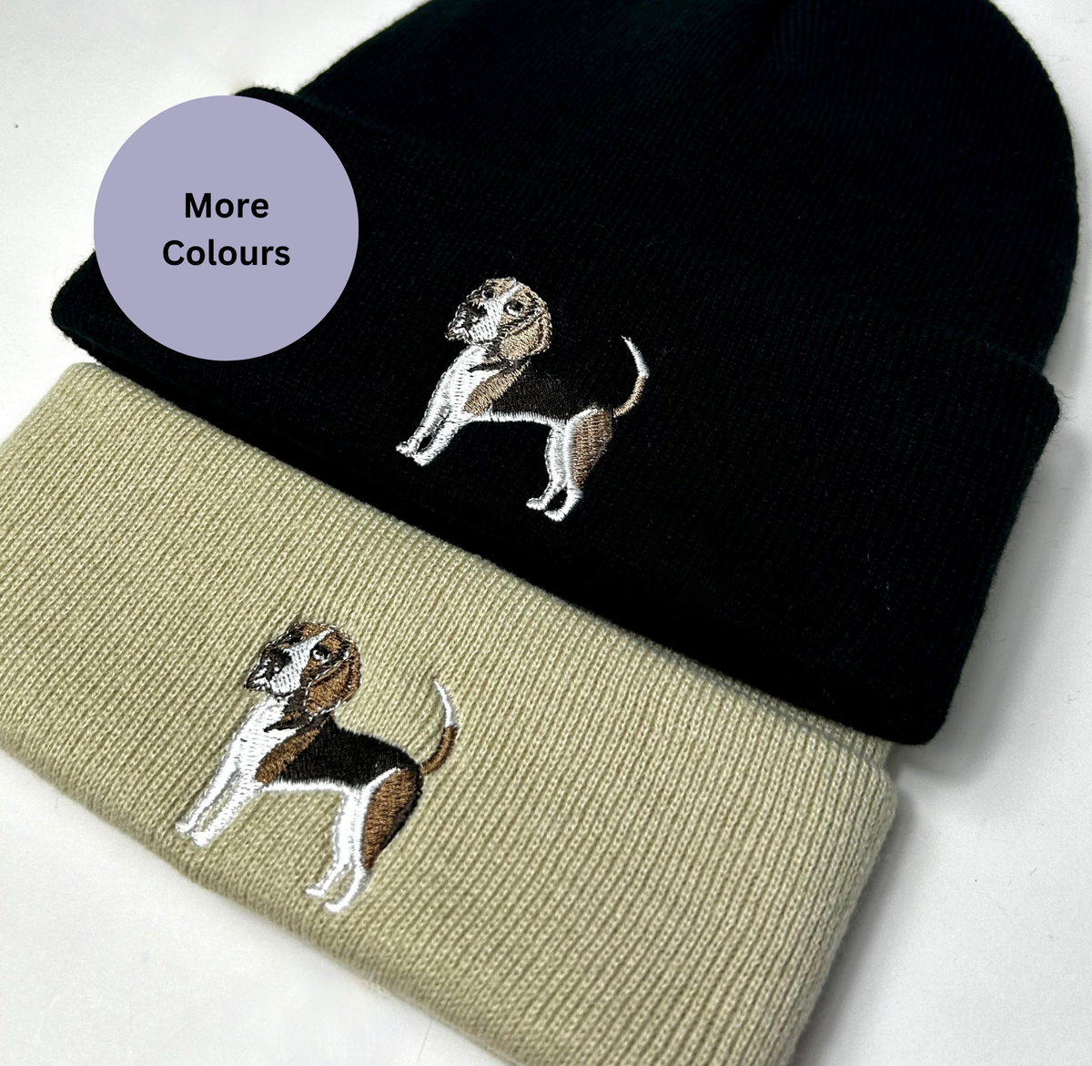 Bestickte Mütze - Beagle