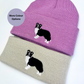 Bestickte Mütze - Border Collie