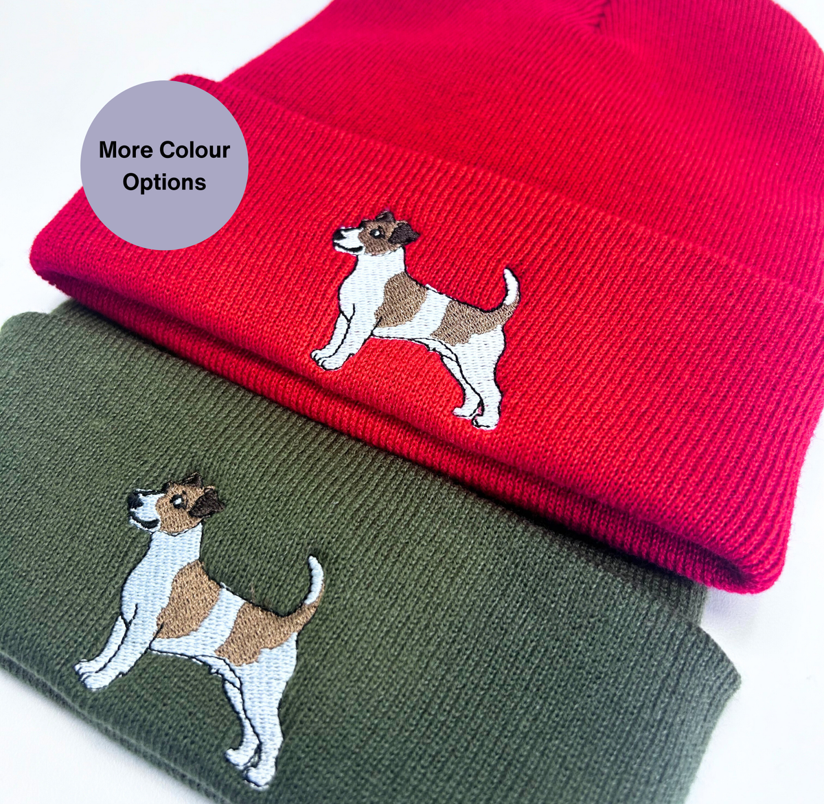 Bestickte Mütze - Jack Russell