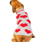 rote Herzen - Hundepullover