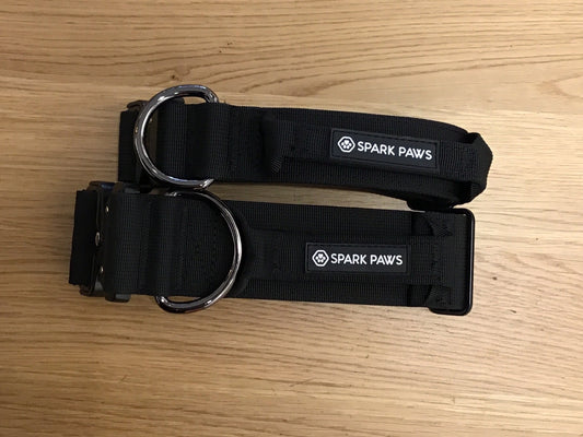 Comfort & Control Halsband schwarz – Sparkpaws
