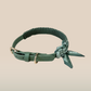 Lichen faux leather bandana necklace