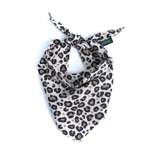 Pounce Dog Bandana mit Leopardenmuster | Hundehalstuch - the paws