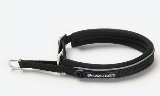 gepolstertes Martingal Halsband - spark paws