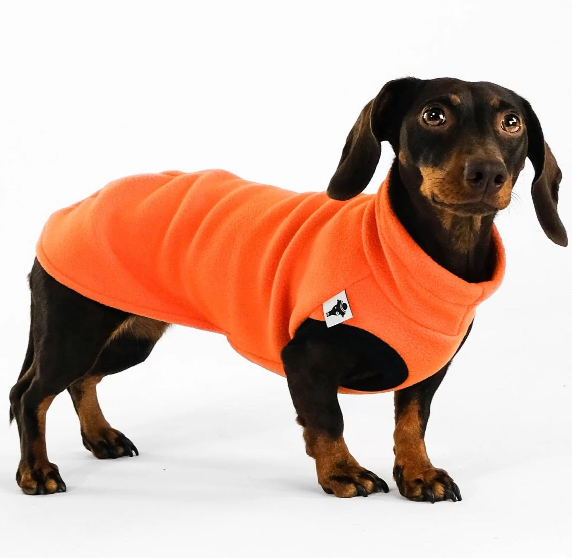 Fleece Shirt Dackel orange - Karma dog