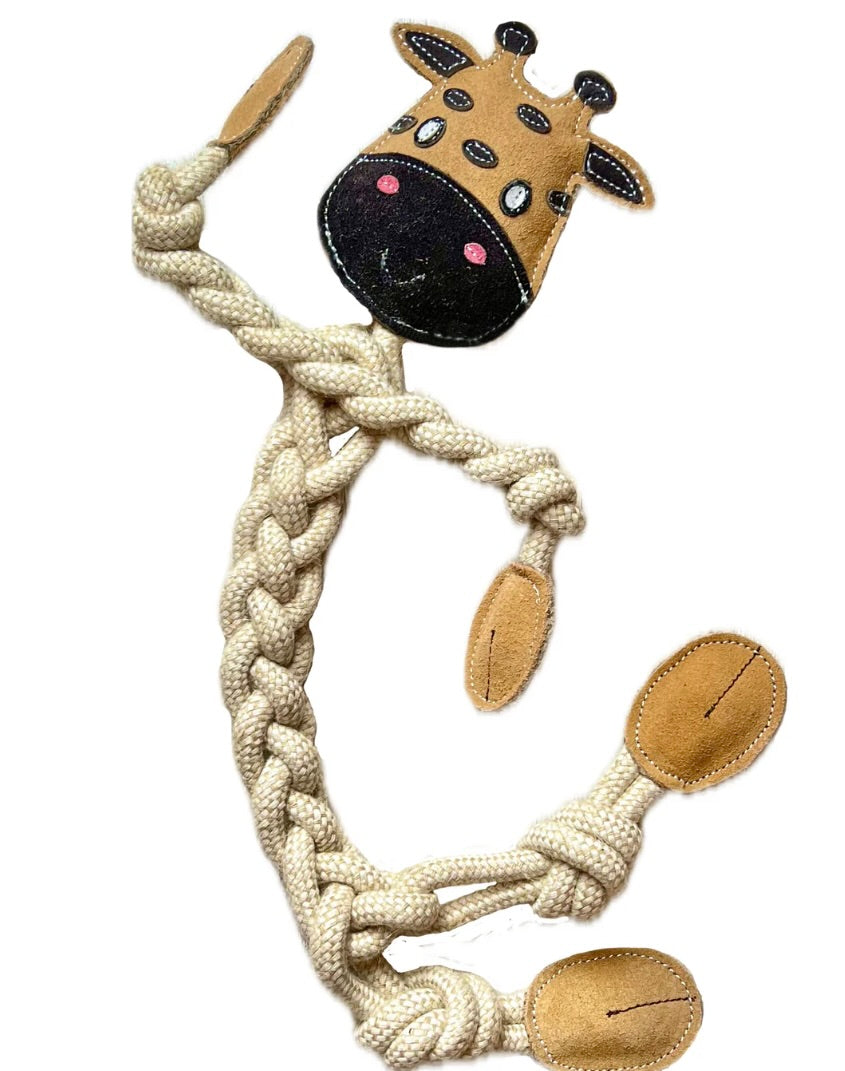 Zerrspielzeug Giraffe L