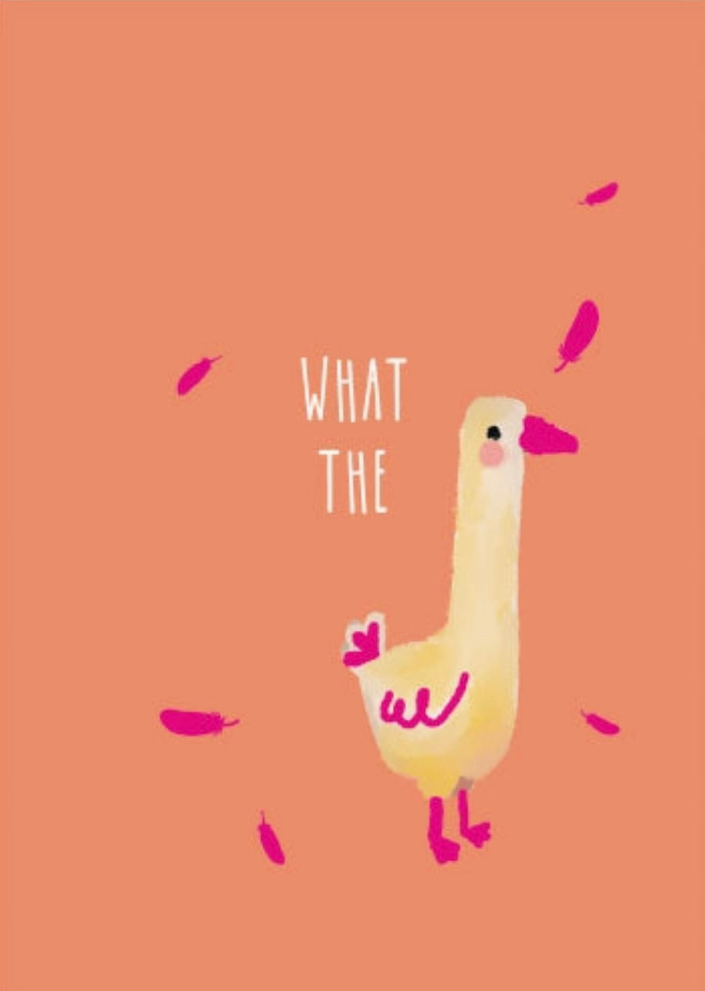 What The Duck | Postkarte | Humor