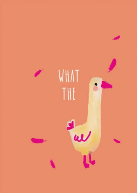 What The Duck | Postkarte | Humor