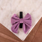 Velvet Bow Purple