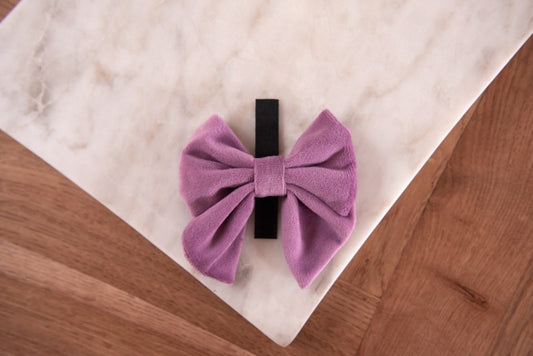 Velvet Bow Purple