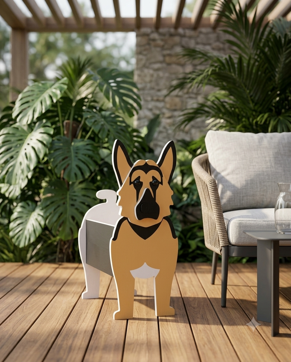 Blumentopf - als Hund