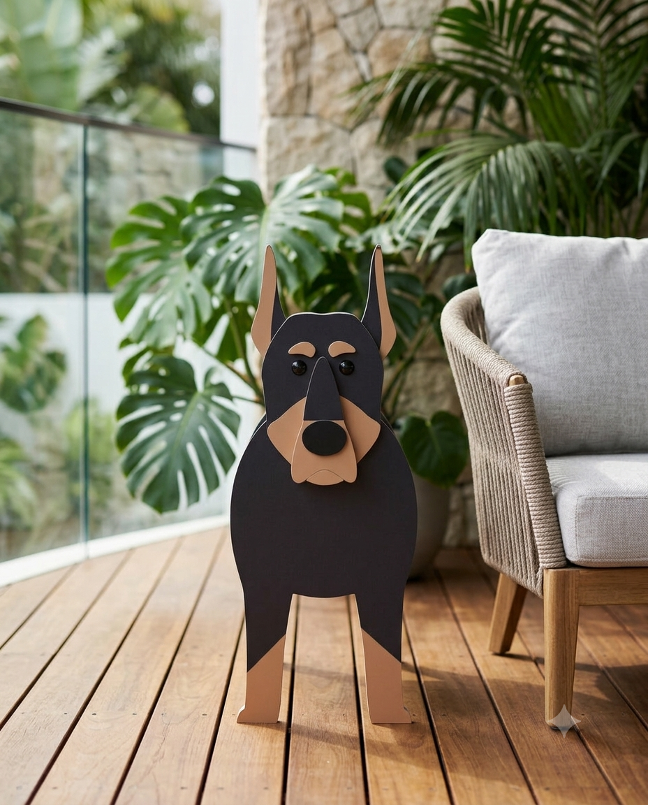 Blumentopf - als Hund