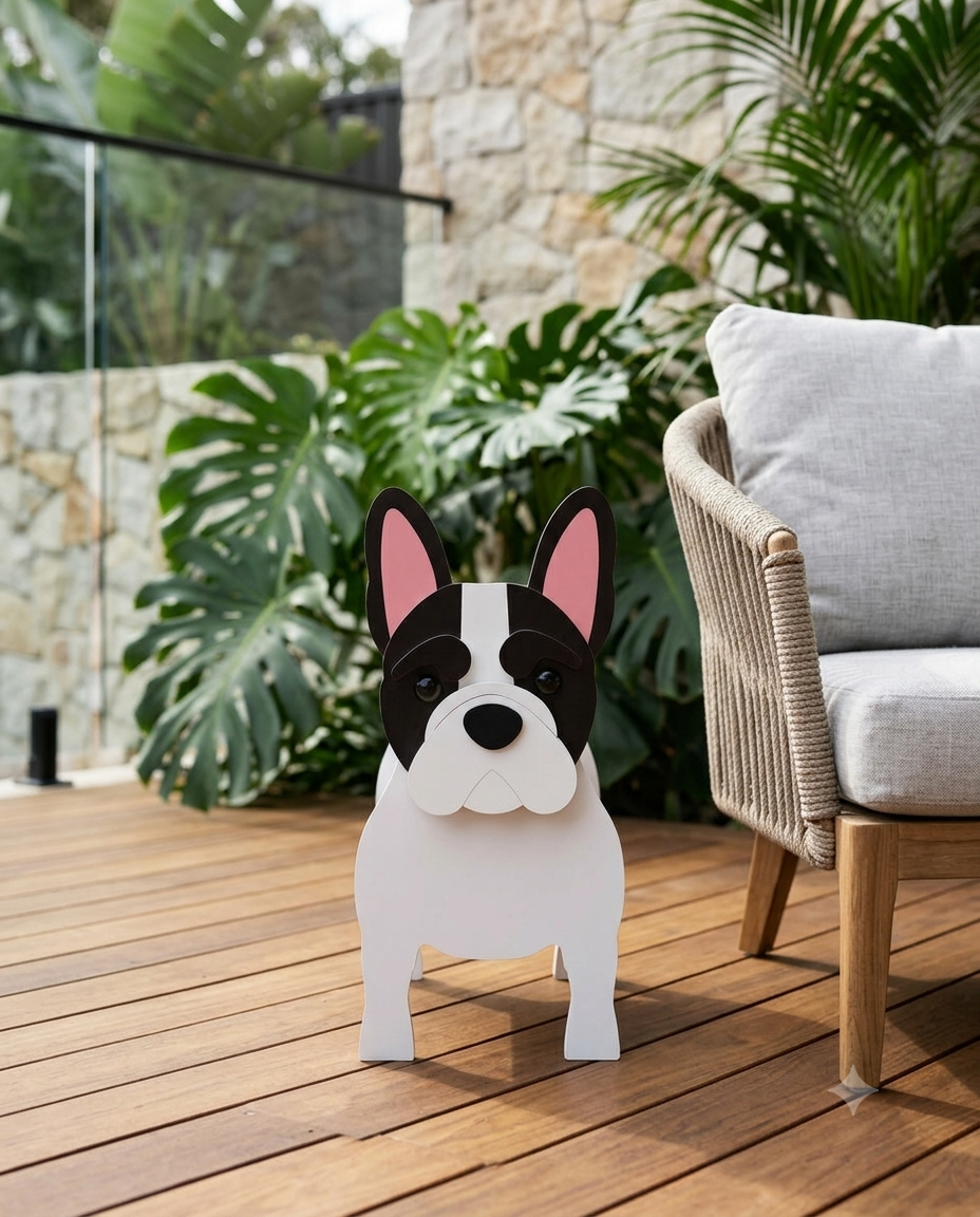 Blumentopf - als Hund