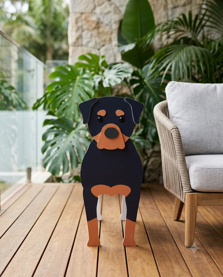 Blumentopf - als Hund