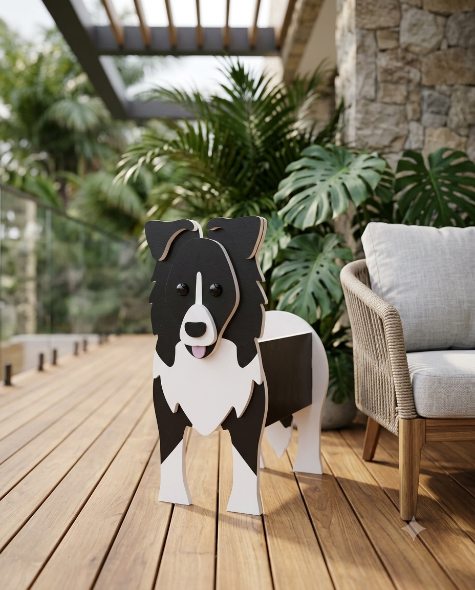 Blumentopf - als Hund