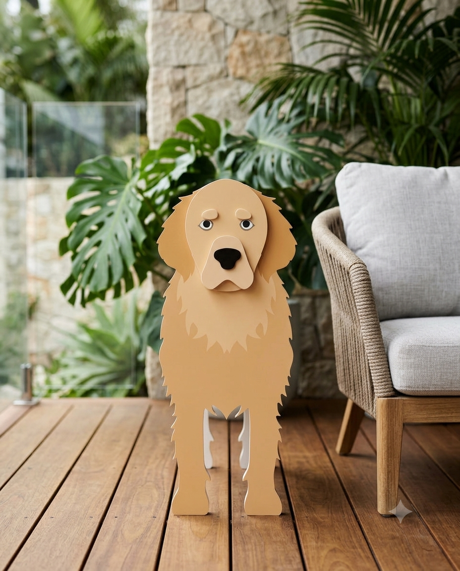 Blumentopf - als Hund