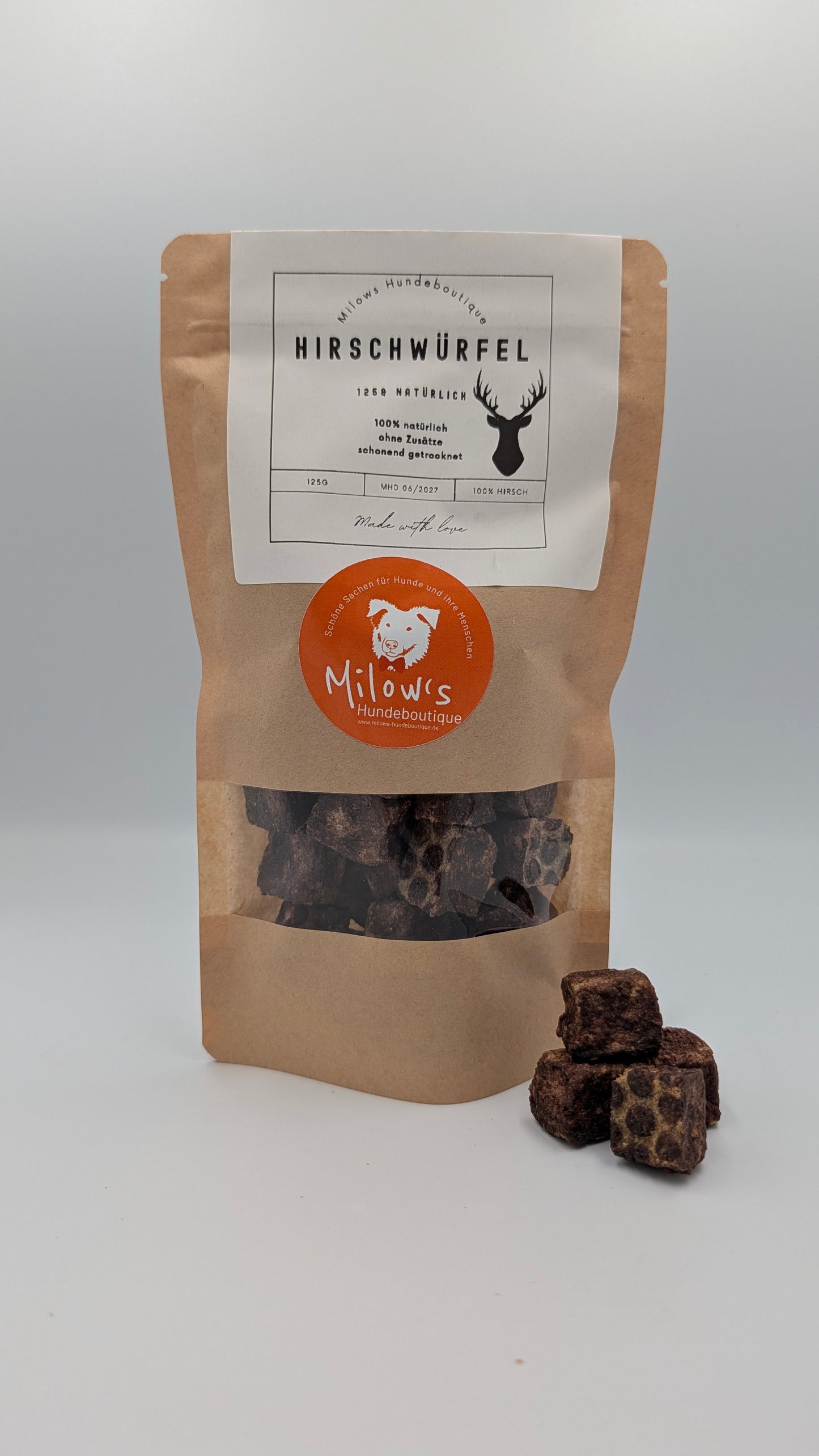Hirsch-Würfel 125g