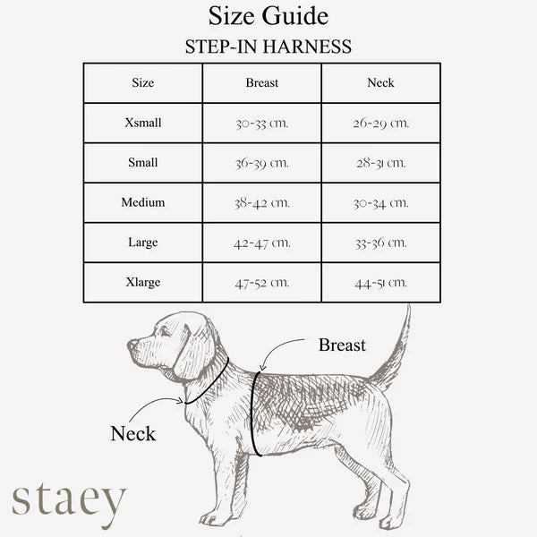 Step-in Hundegeschirr Mocca - Staey