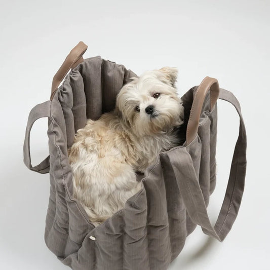 Hundetragetasche Elva Taupe – Staey