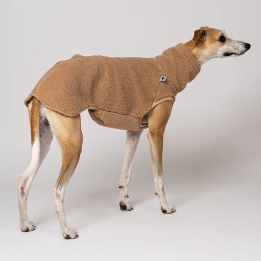 Long Shirt für große Hunde - BEIGE TEDDY