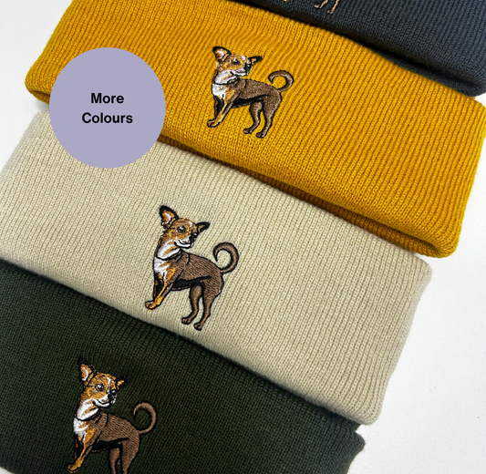 Bestickte Mütze - Chihuahua