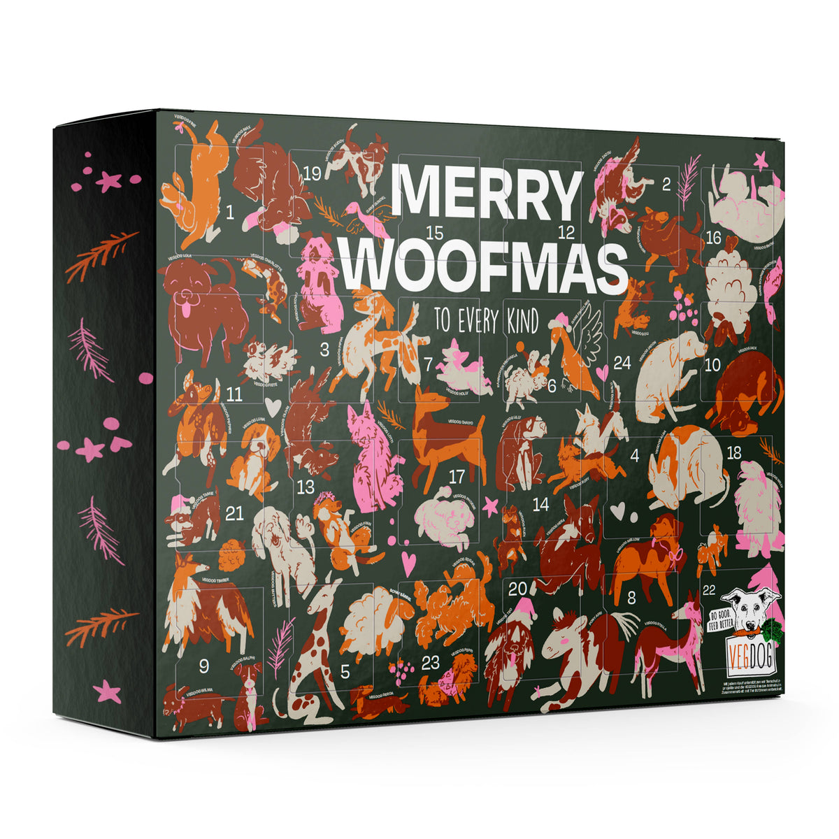 VEGDOG Adventskalendar für Hunde 2026 limited edition