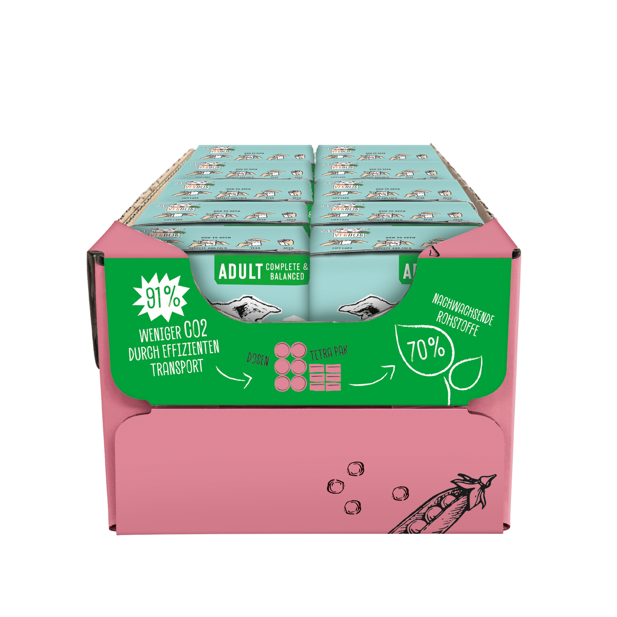 ADULT Peas & Oats Tetra Pak 200 g