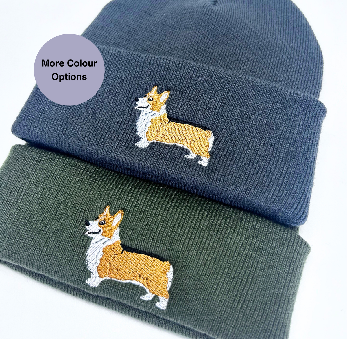 Bestickte Mütze - Corgi