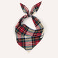Tartan Design Dog Bandana Dress Stewart, Cream
