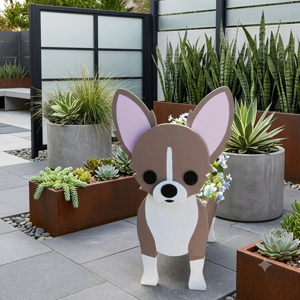 Blumentopf - als Hund