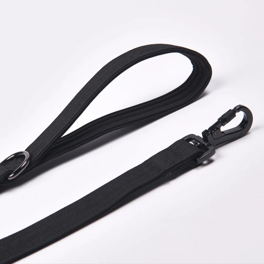 Schwarz Leine + Poop Holder - Spark Paws
