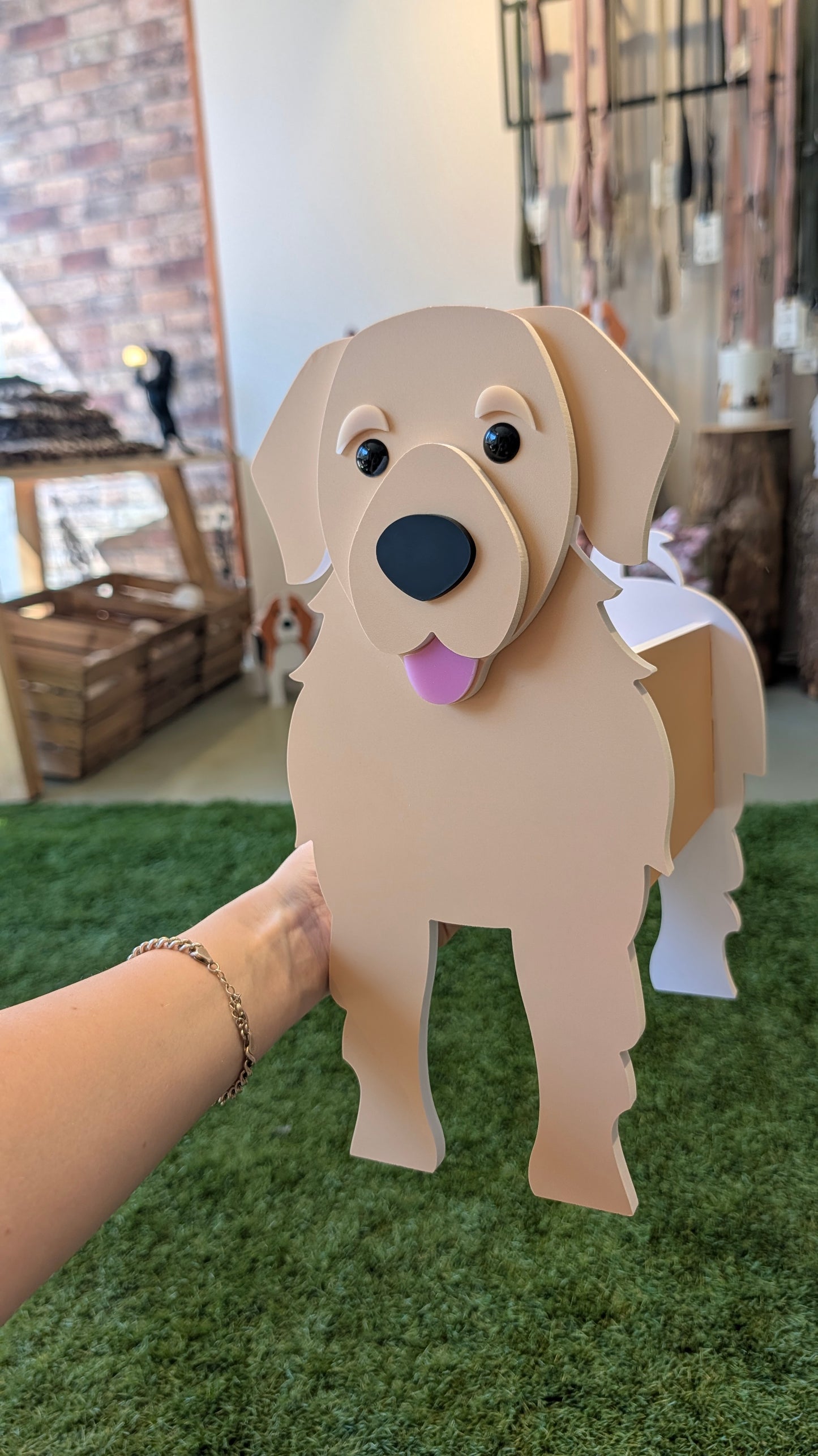 Blumentopf - als Hund