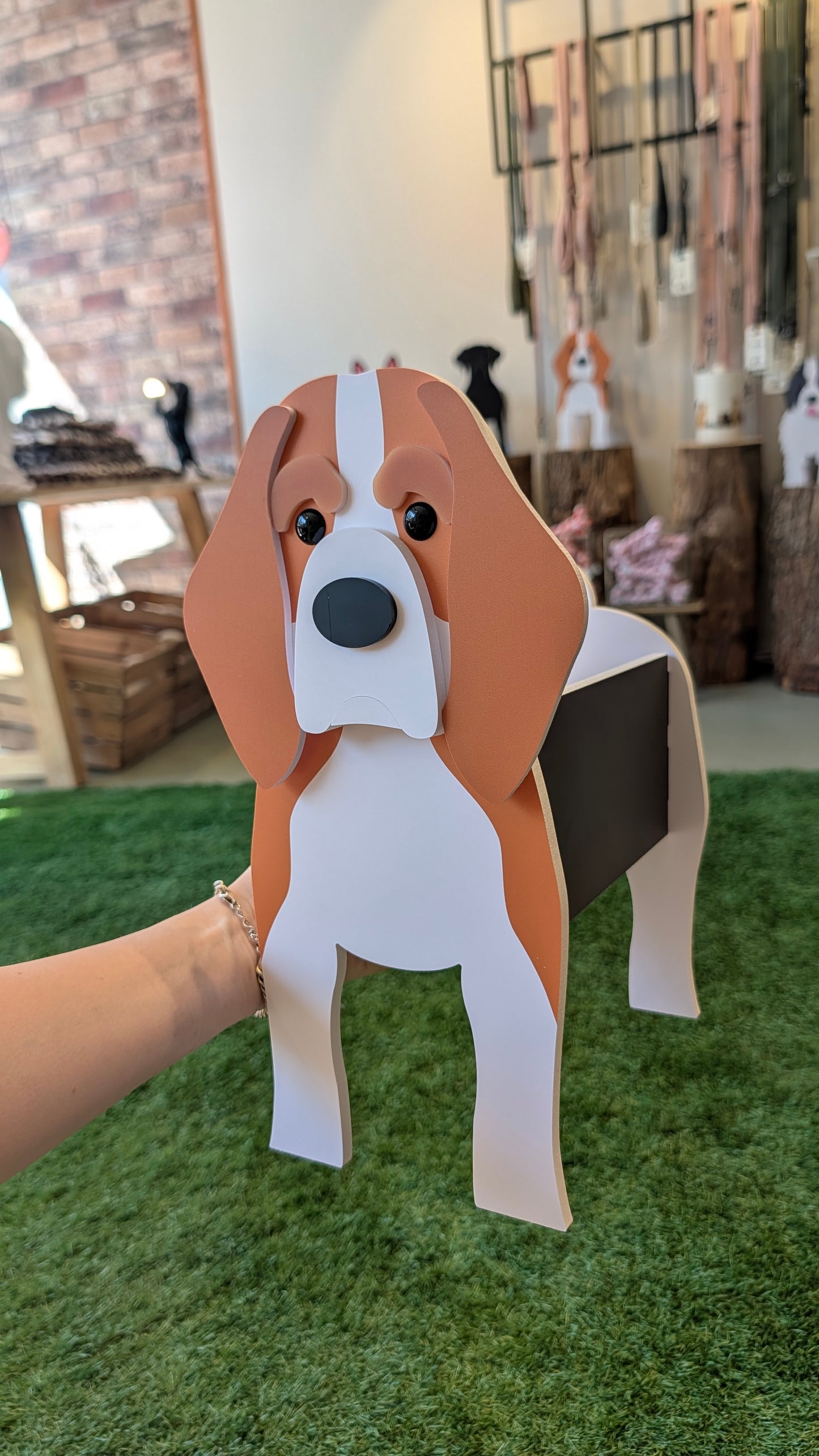 Blumentopf - als Hund