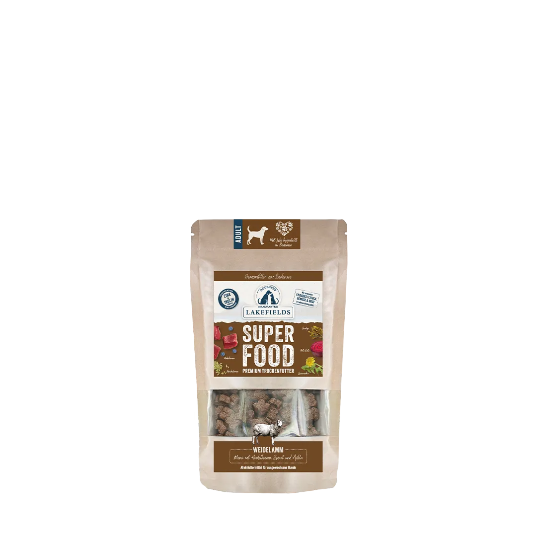 Superfood Trockenfutter – Weidelamm