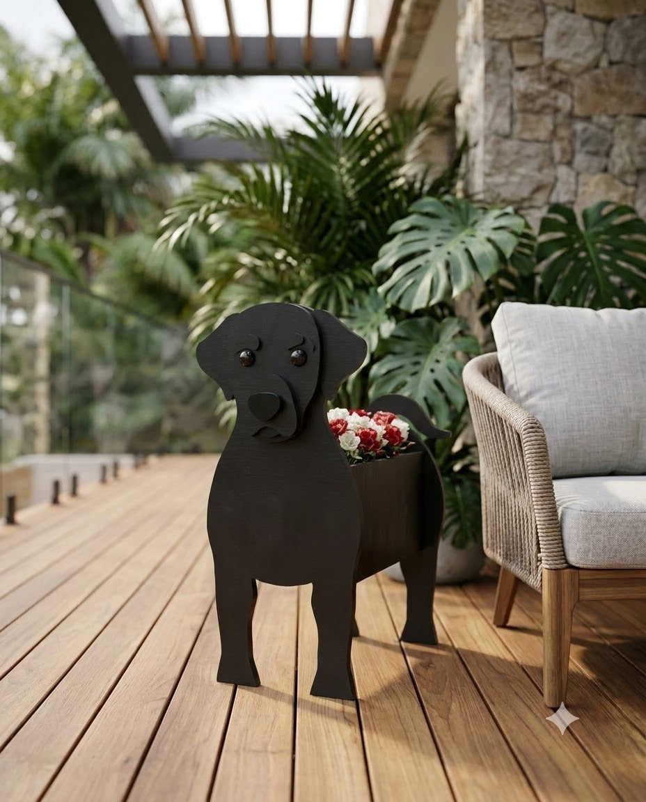 Blumentopf - als Hund